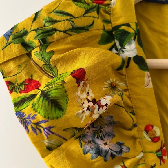 Anthropologie Maeve Golden Wrap Mini Dress - Picture 7 of 9